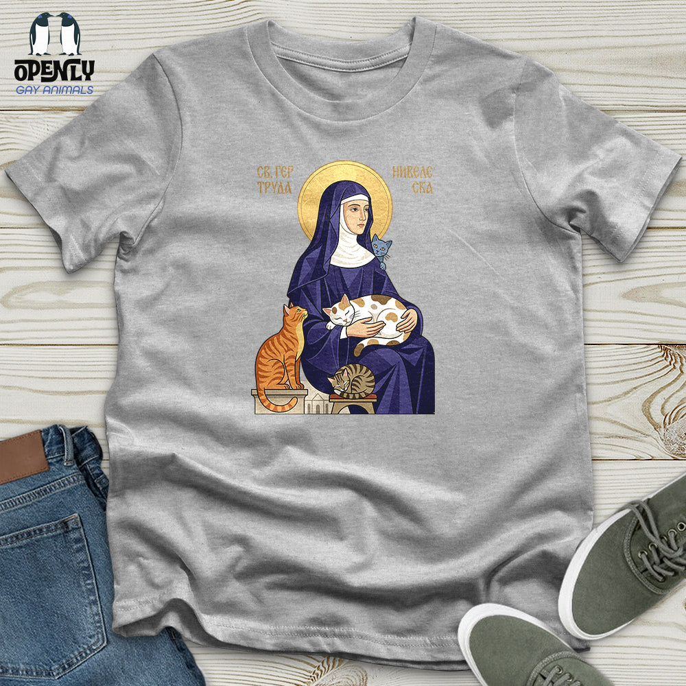 Saint Gertrude of Nivelles Unisex T-Shirt