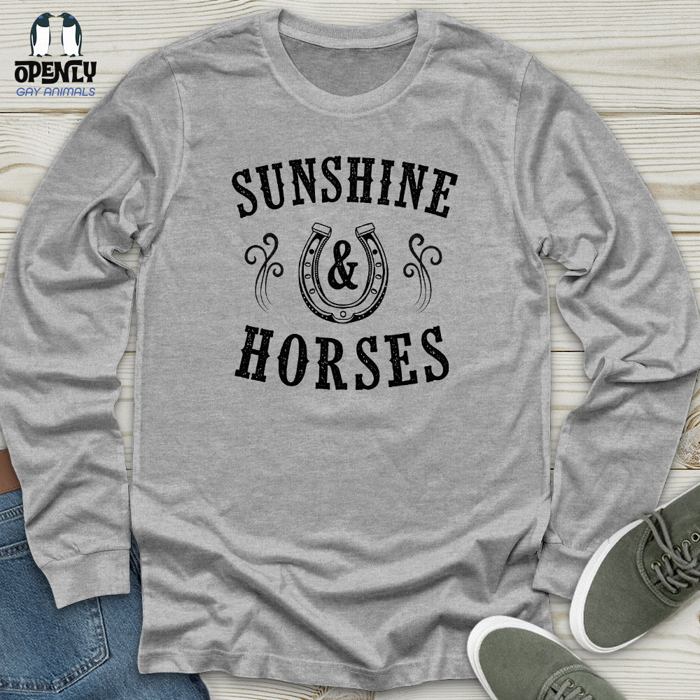 Sunshine & Horses Unisex Long Sleeve Tee