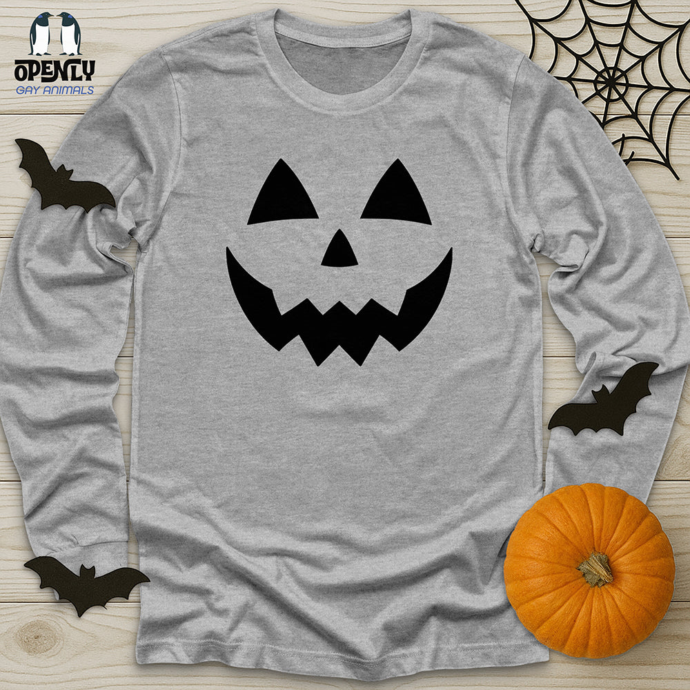 Halloween Pumpkin Shirt Unisex Long Sleeve Tee