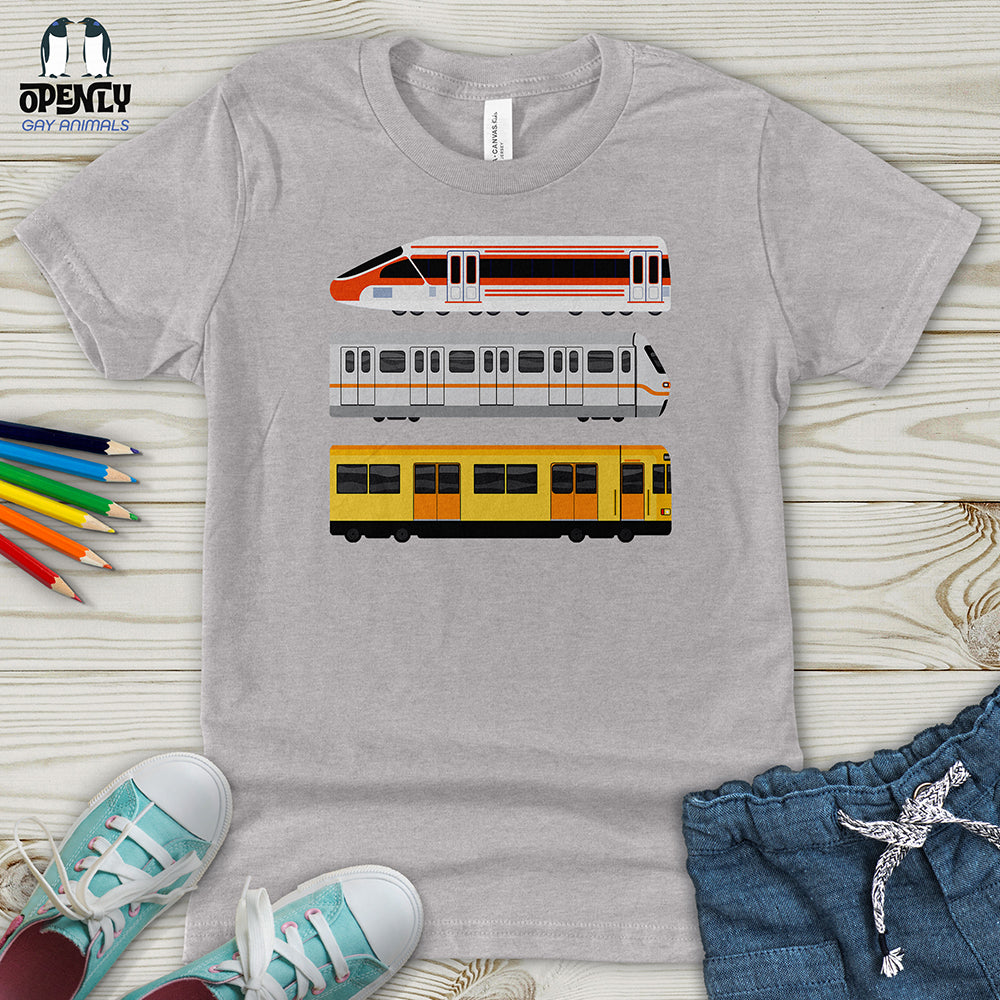 All Aboard Train Youth T-Shirt