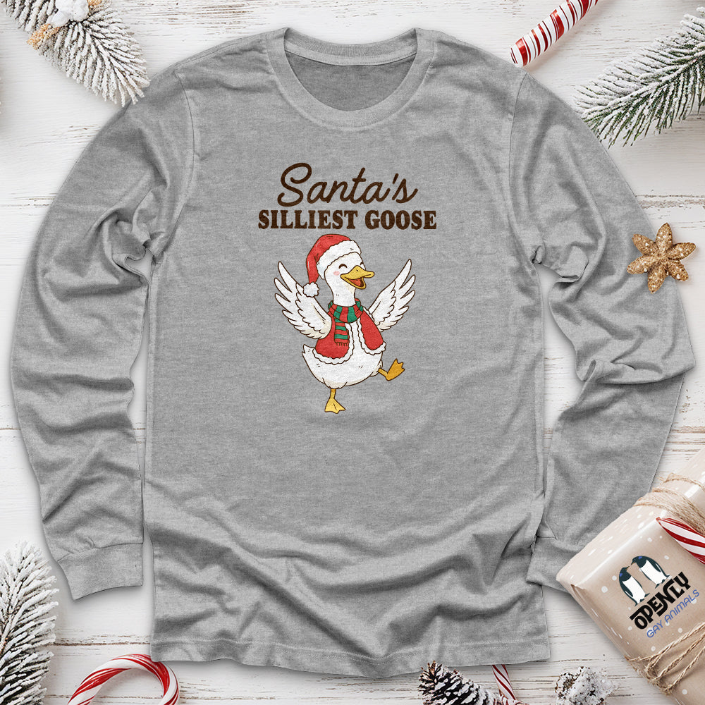 Santa's Silliest Goose 2 Long Sleeve Tee