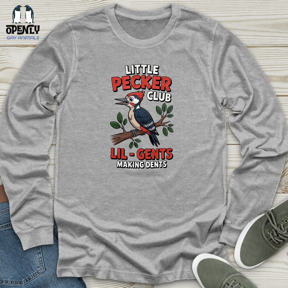 Little Pecker Club Lil - Gents Making Dents Unisex Long Sleeve Tee