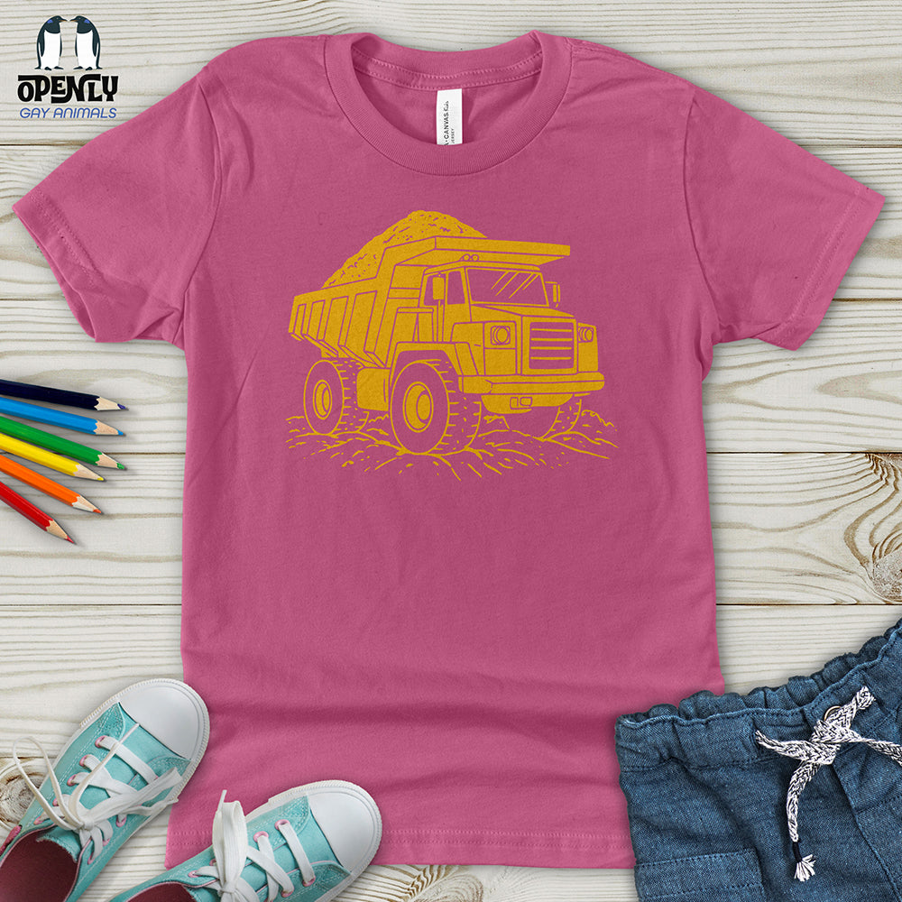 Dump Truck Power Youth T-Shirt