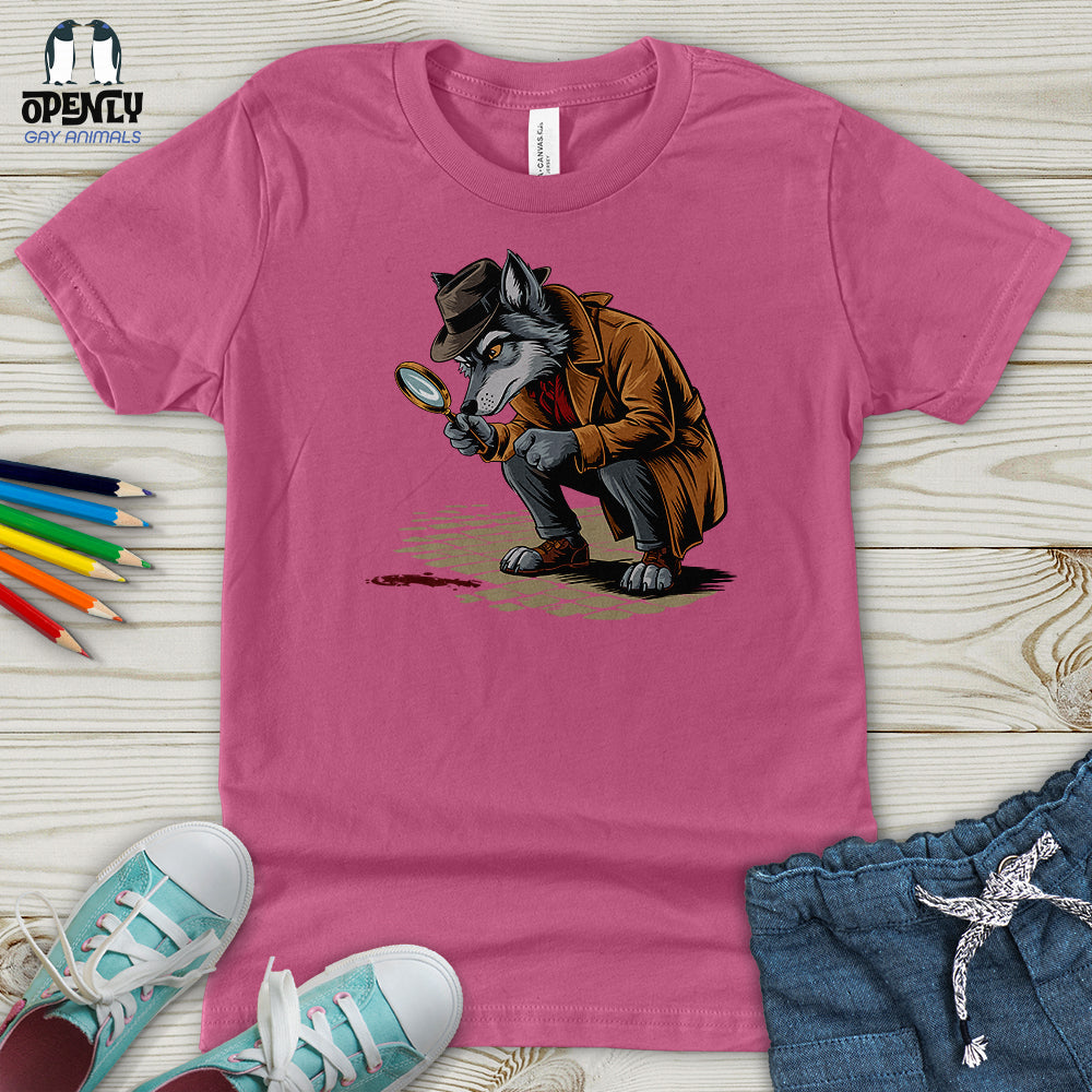 Detective Wolf Youth T-Shirt