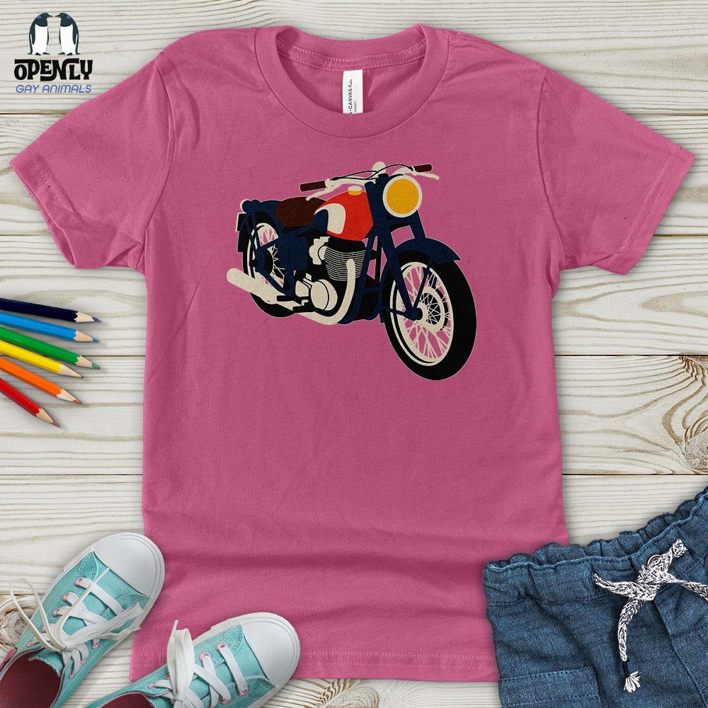 Vintage Motorcycle Youth T-Shirt