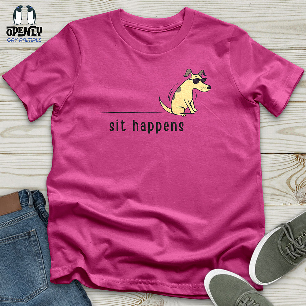 Sit Happens Unisex t-shirt