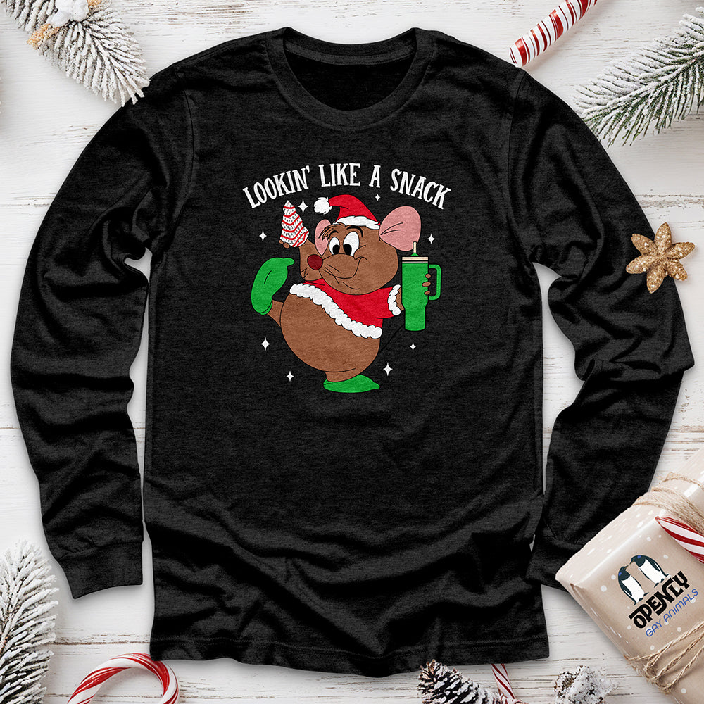 Lookin' Like A Snack Unisex Long Sleeve Tee