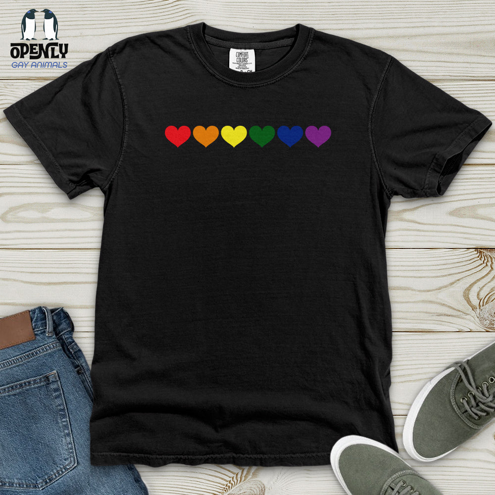 Pride Heart Heavy Cotton Comfort Colors Tee