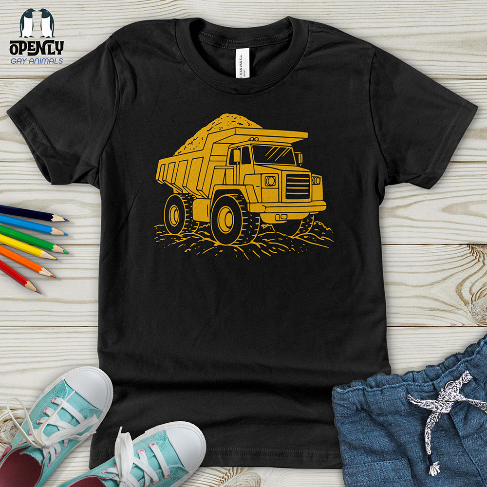 Dump Truck Power Youth T-Shirt