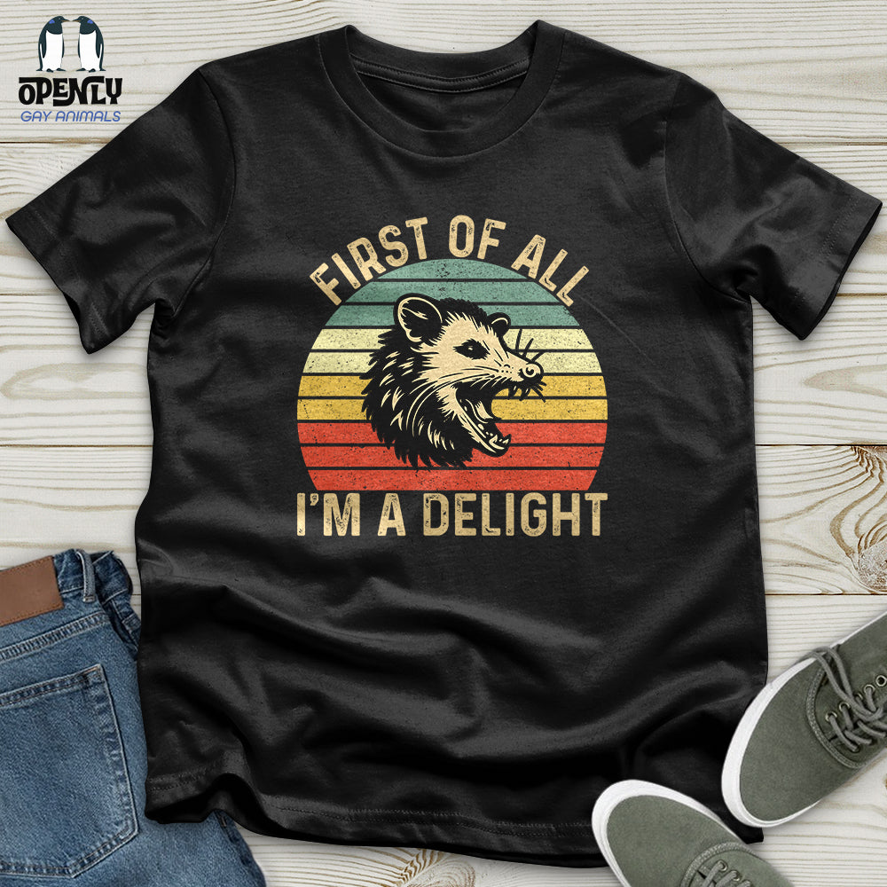 First Of All I am A Delight Softstyle Tee