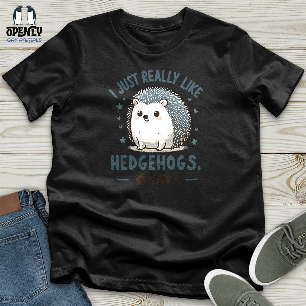 I Just Really Like Hedgehogs, Okay Softstyle Tee