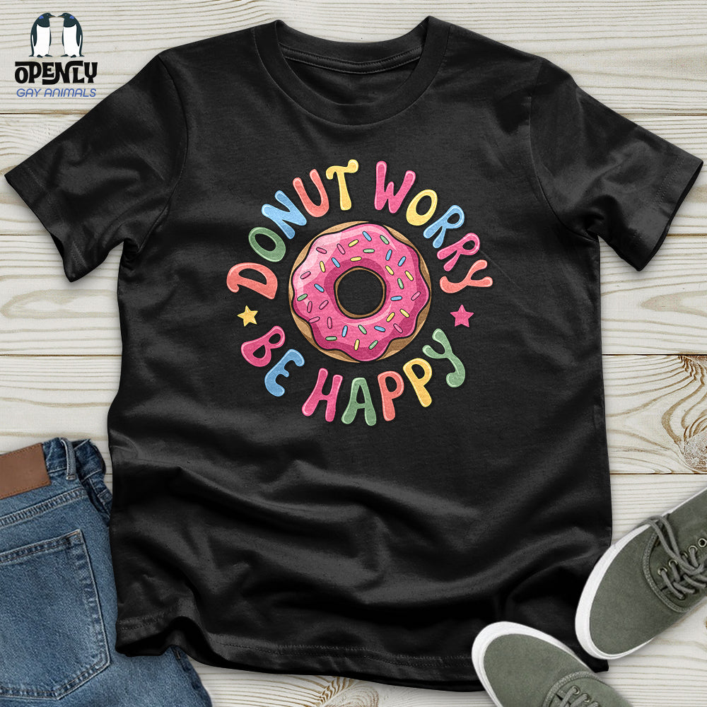 Donut Worry Be Happy Softstyle Tee