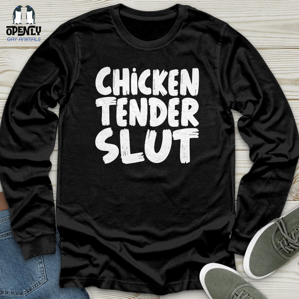 Chicken Tender Slut Unisex Long Sleeve Tee