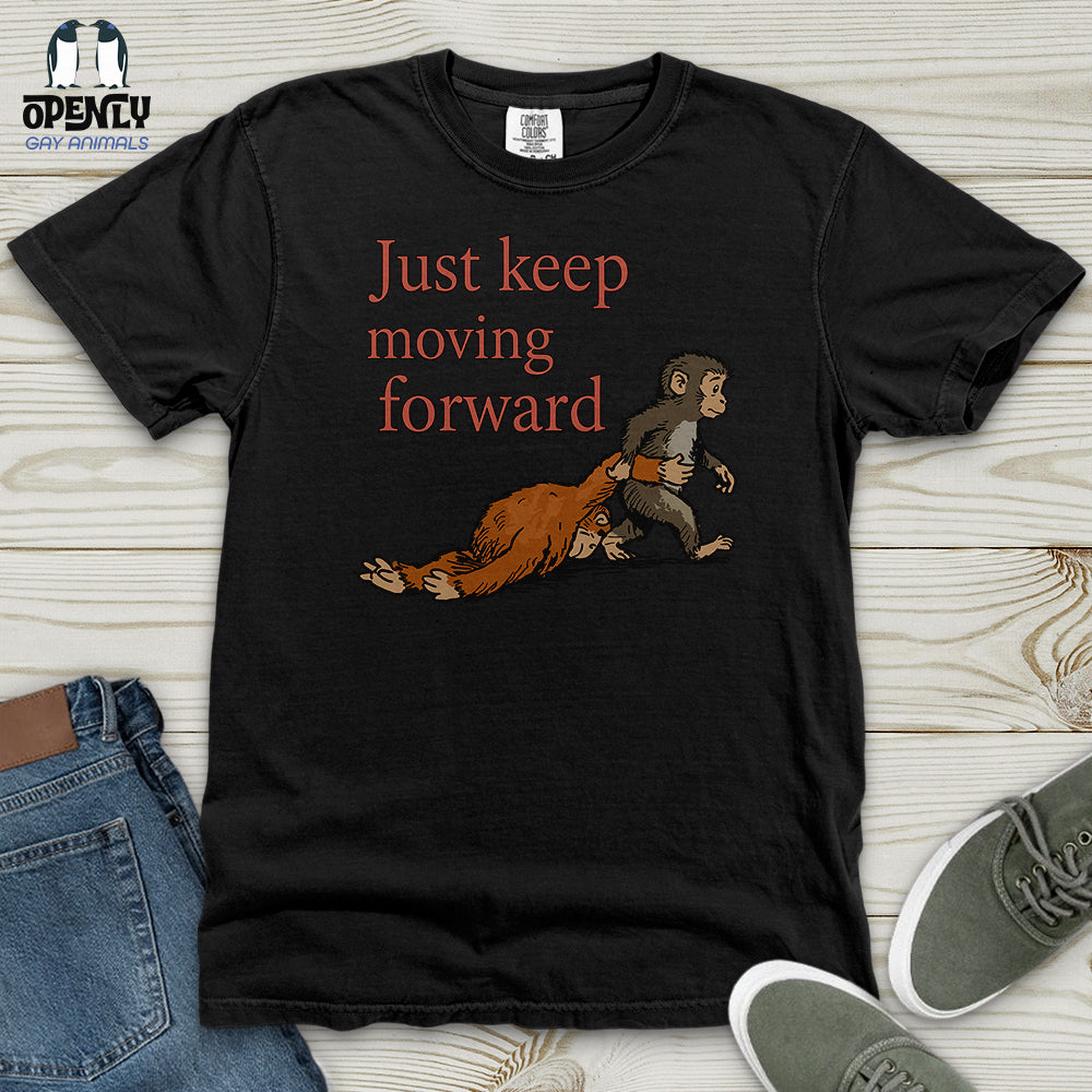 Just Keep Moving Forward Heavy Cotton Comfort Colors Tee