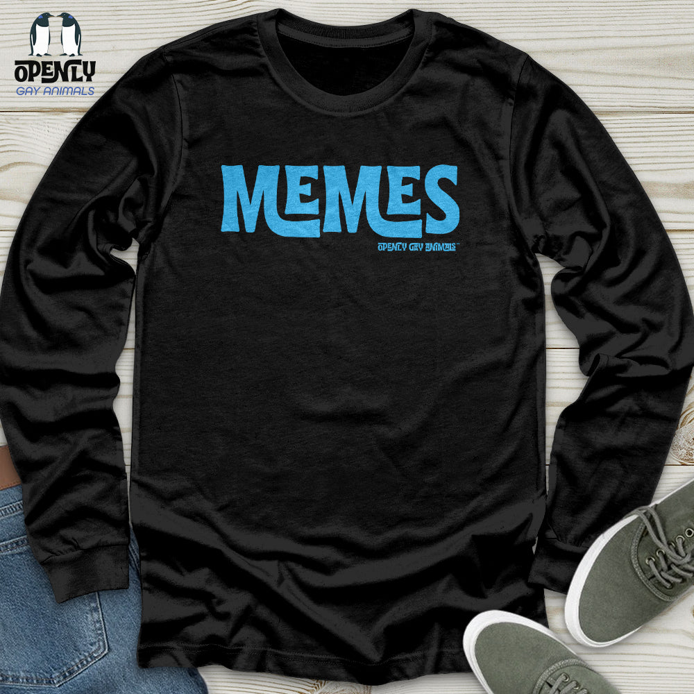 Memes -Blue TM Unisex Long Sleeve Tee