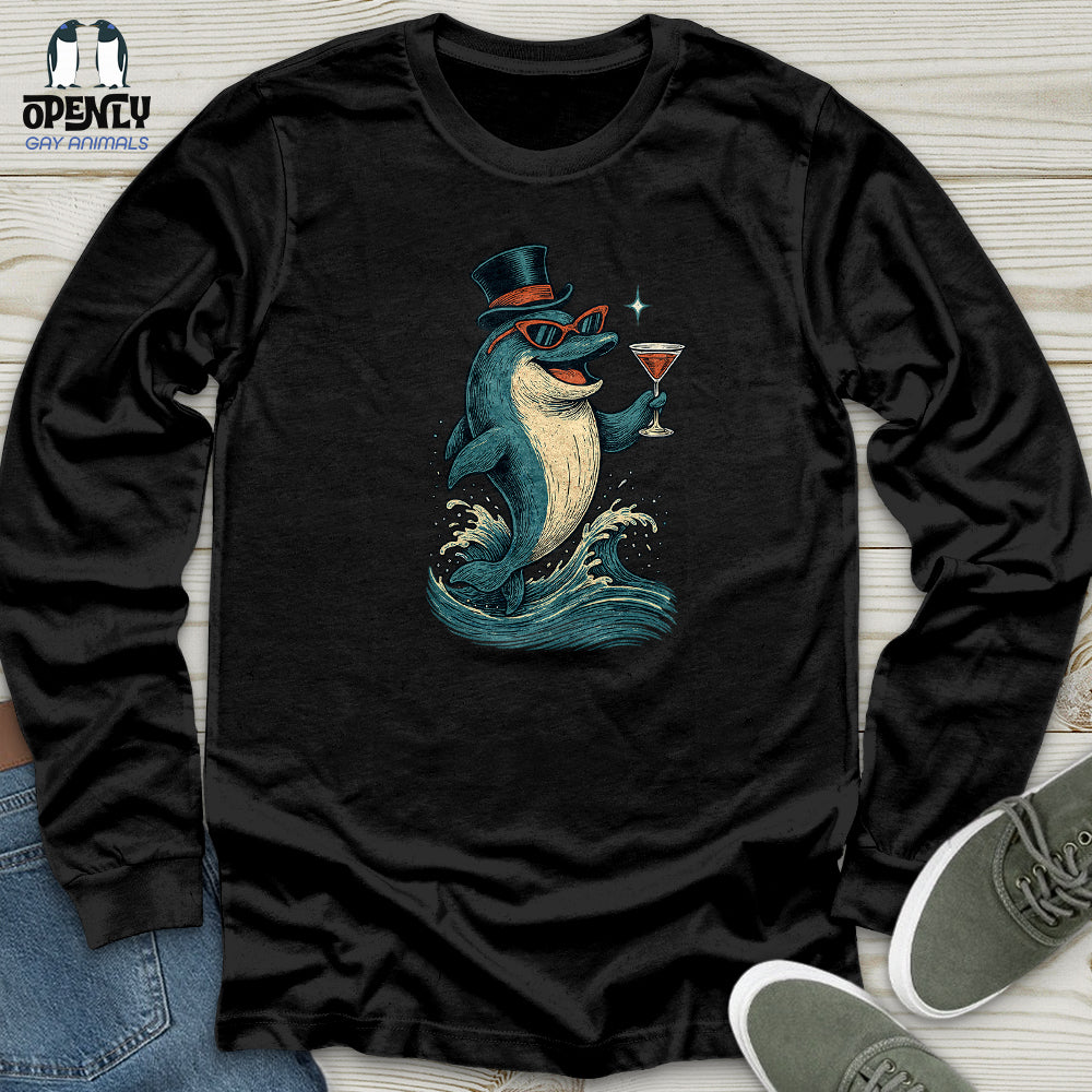 Party Dolphin Unisex Long Sleeve Tee