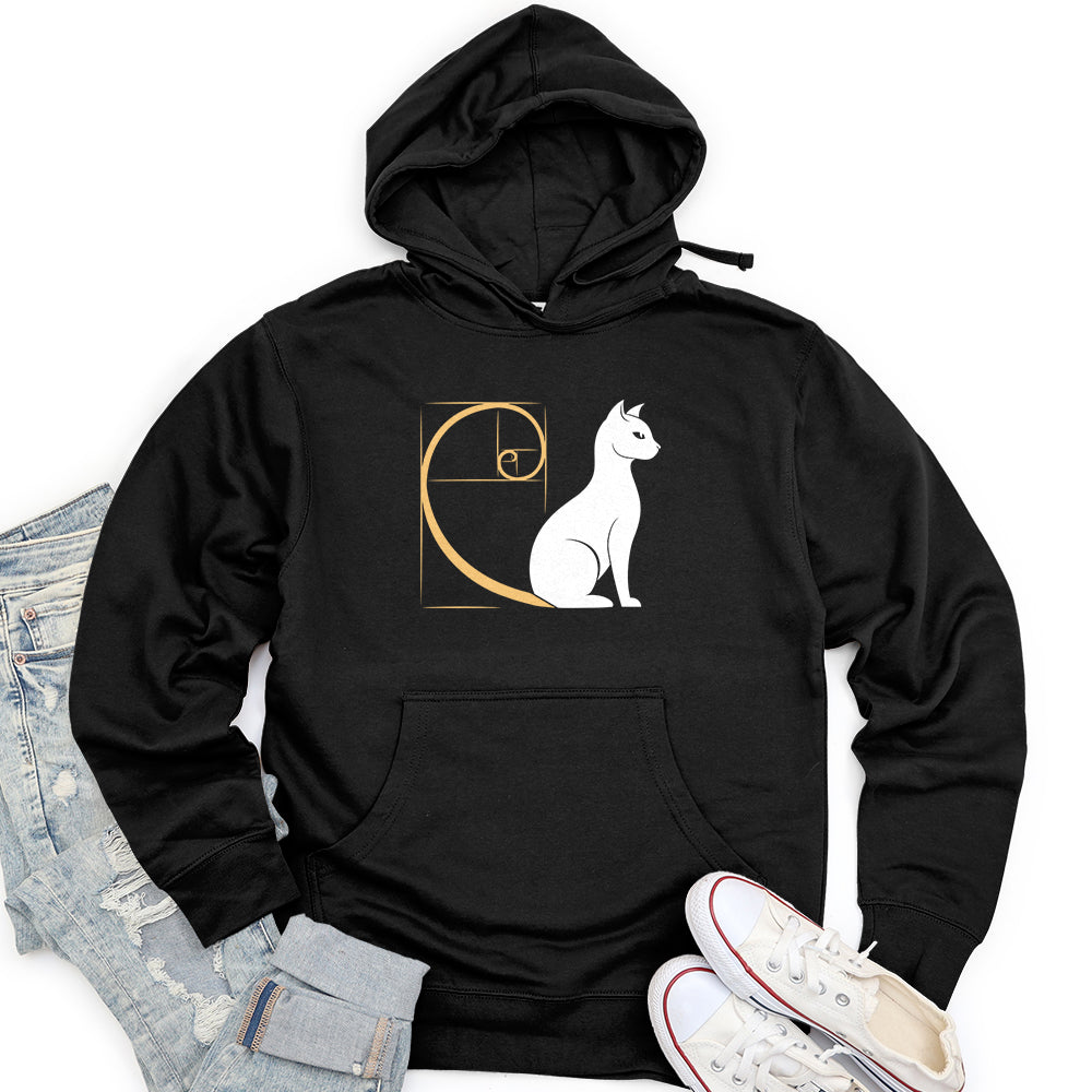 Spiral Cat Unisex midweight hoodie