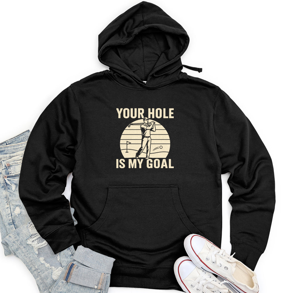 Your Hole Is My Goal Unisex midweight hoodie