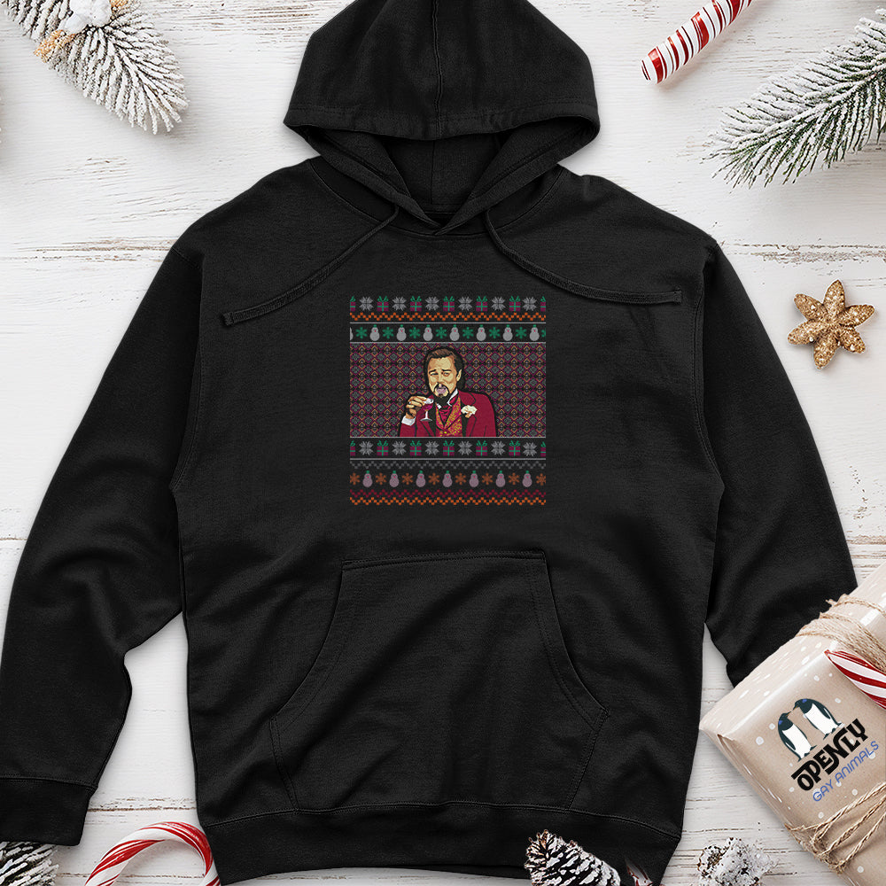 Laughing Leo DiCaprio Meme Unisex Midweight Hoodie