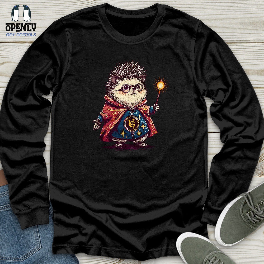 Hedgehog Wizard Enchantment Unisex Long Sleeve Tee