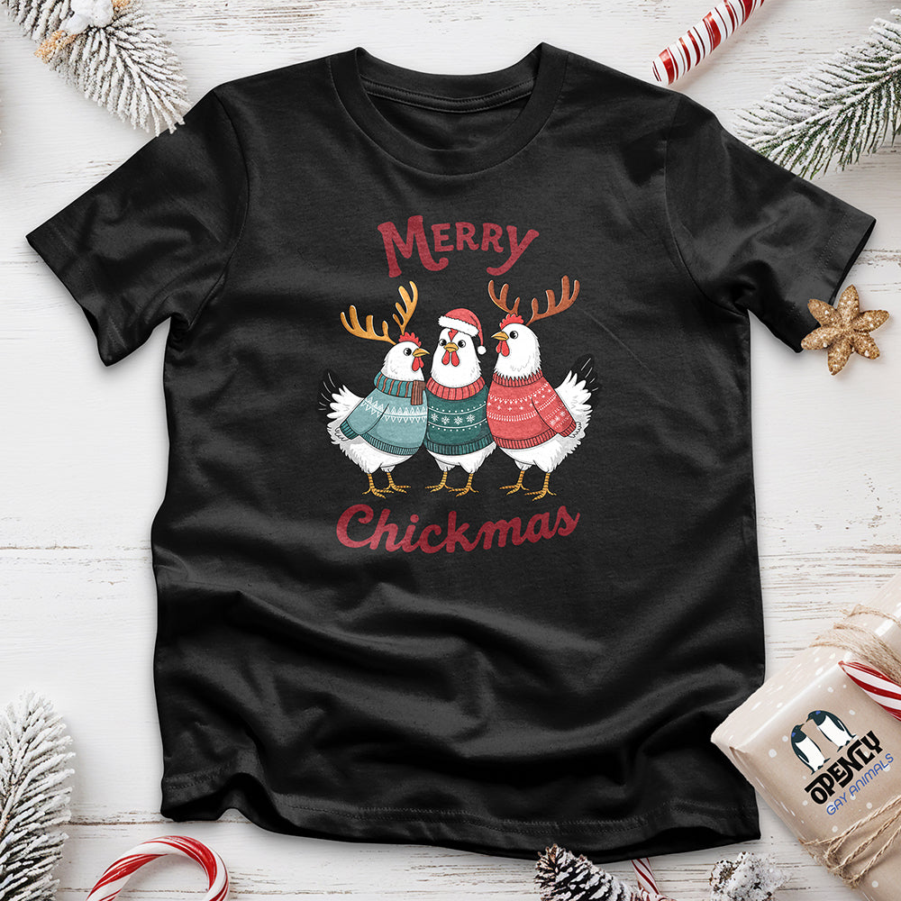 Merry Chickmas Unisex t-shirt