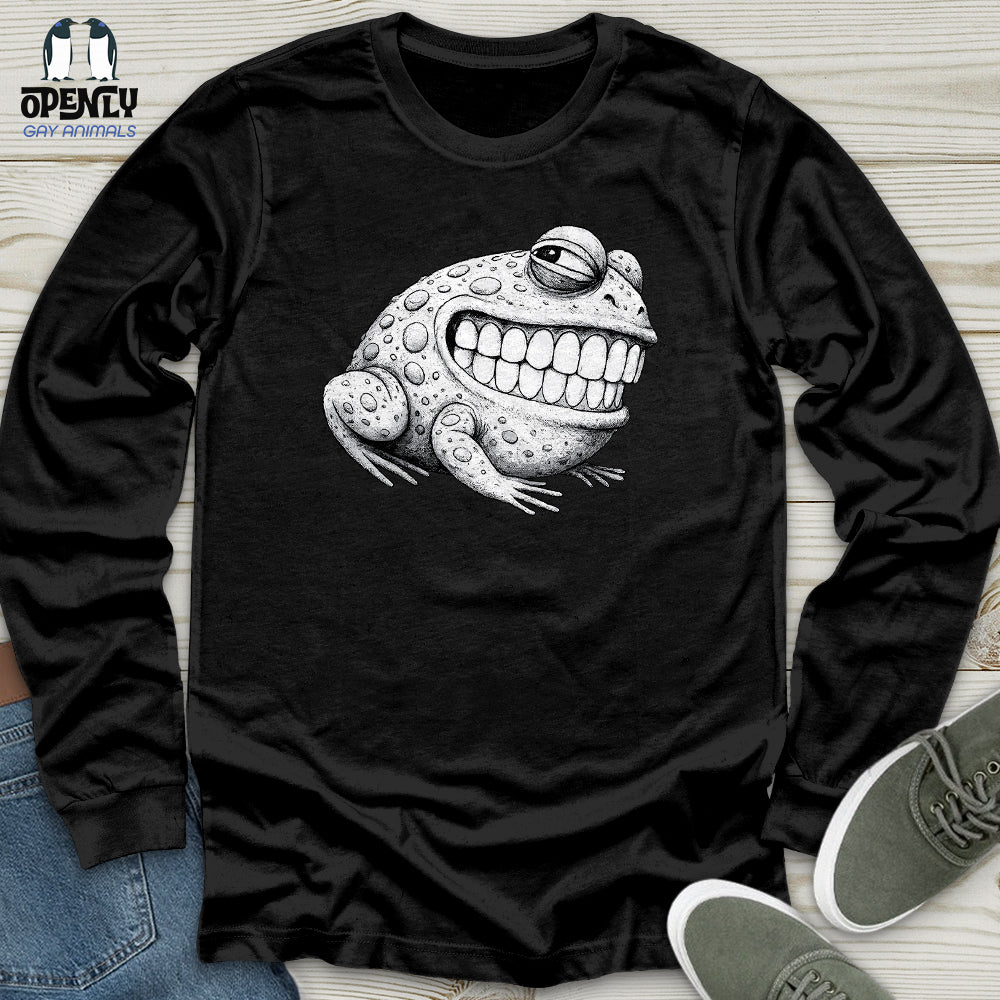 Creepy Frog Unisex Long Sleeve Tee
