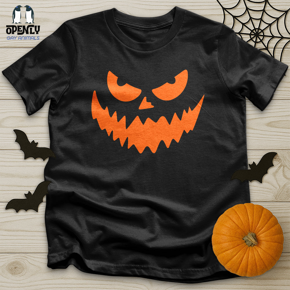 Scary Pumpkin Face Unisex T-Shirt