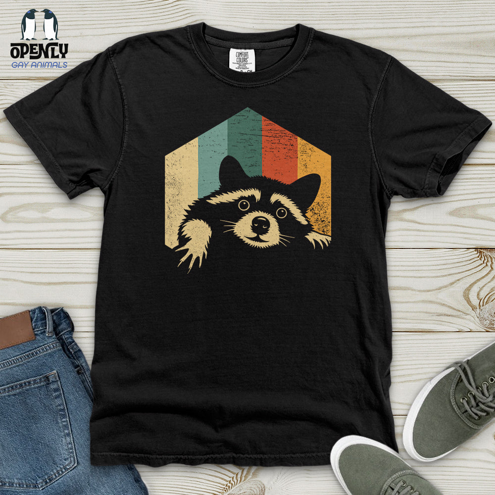 Retro Raccoon Heavy Cotton Comfort Colors Tee