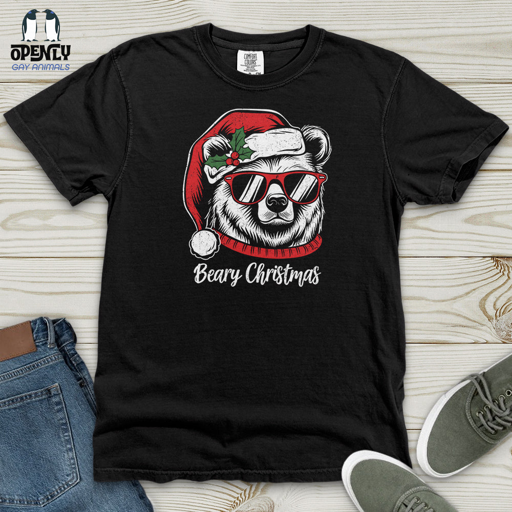 Beary Christmas Heavy Cotton Comfort Colors Tee