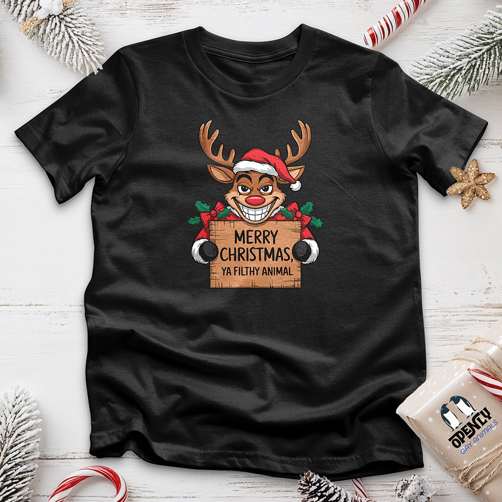 Merry Christmas, Ya Filthy Animal Unisex t-shirt