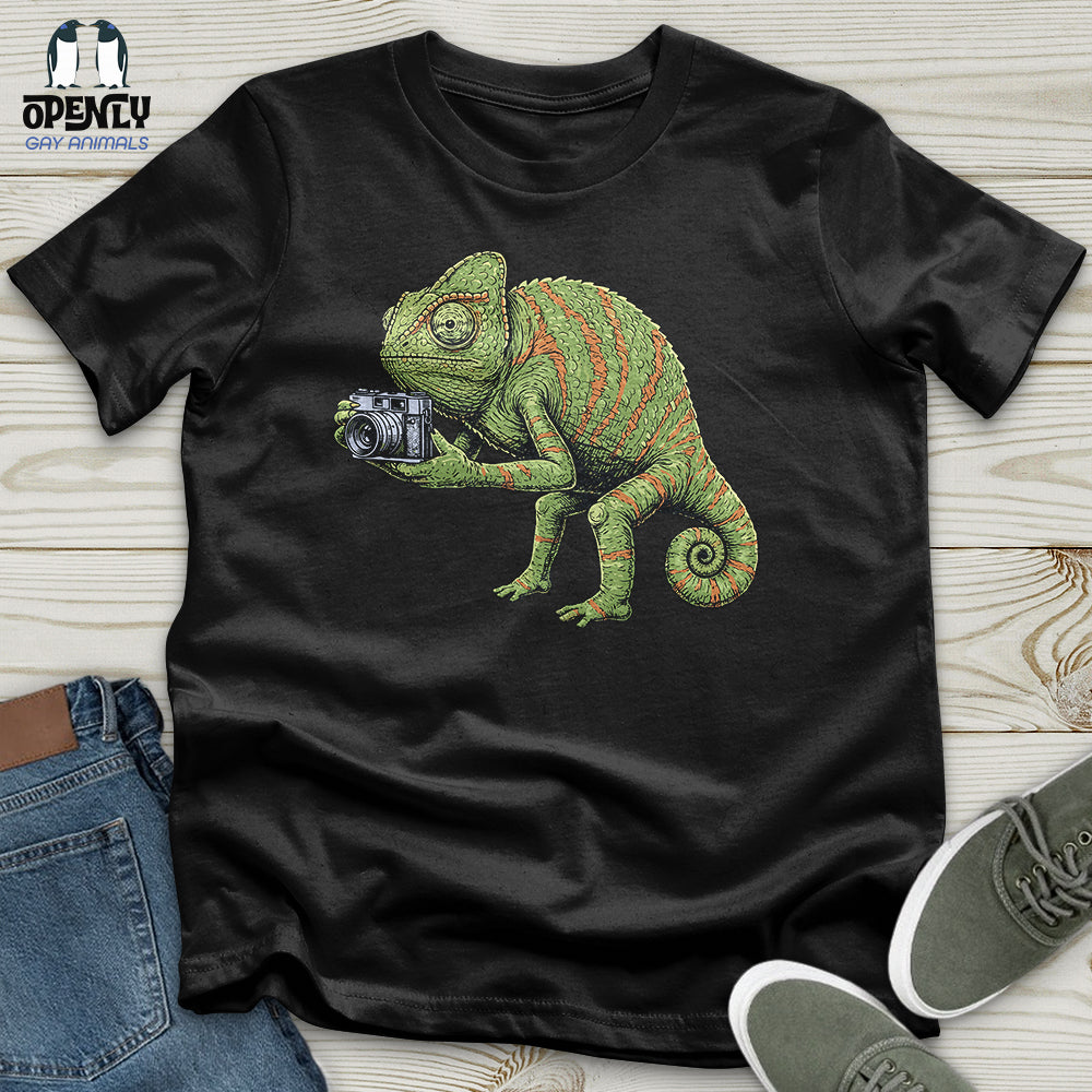 Chameleon Photographer Unisex T-Shirt