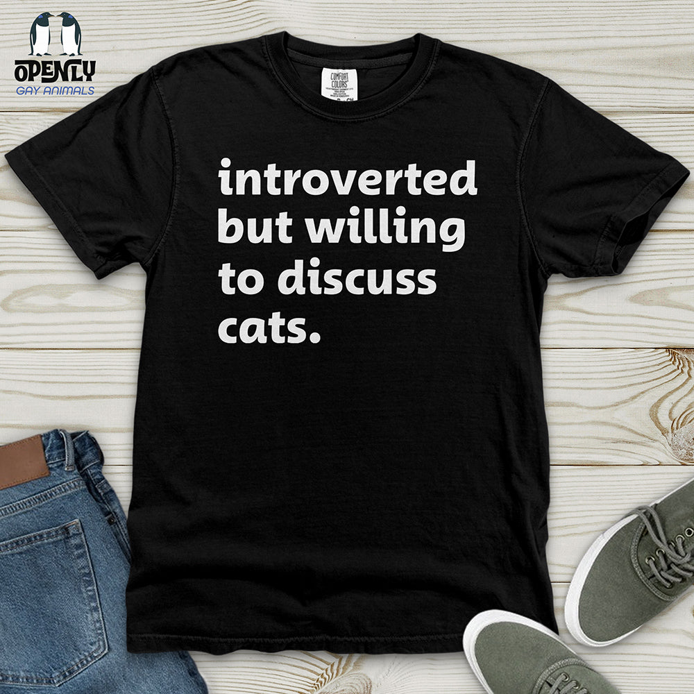 Introverted V2 White Heavy Cotton Comfort Colors Tee