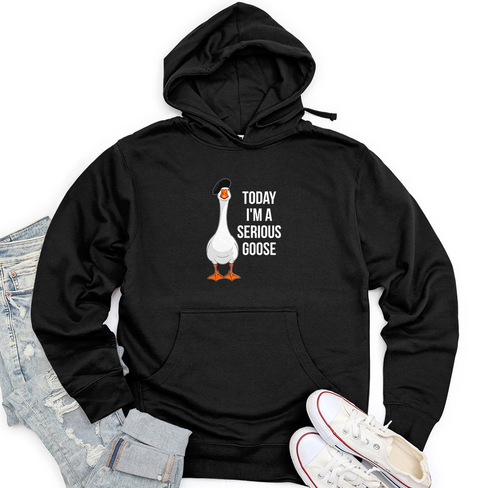 Today I'm a Serious Goose 2 Unisex midweight hoodie