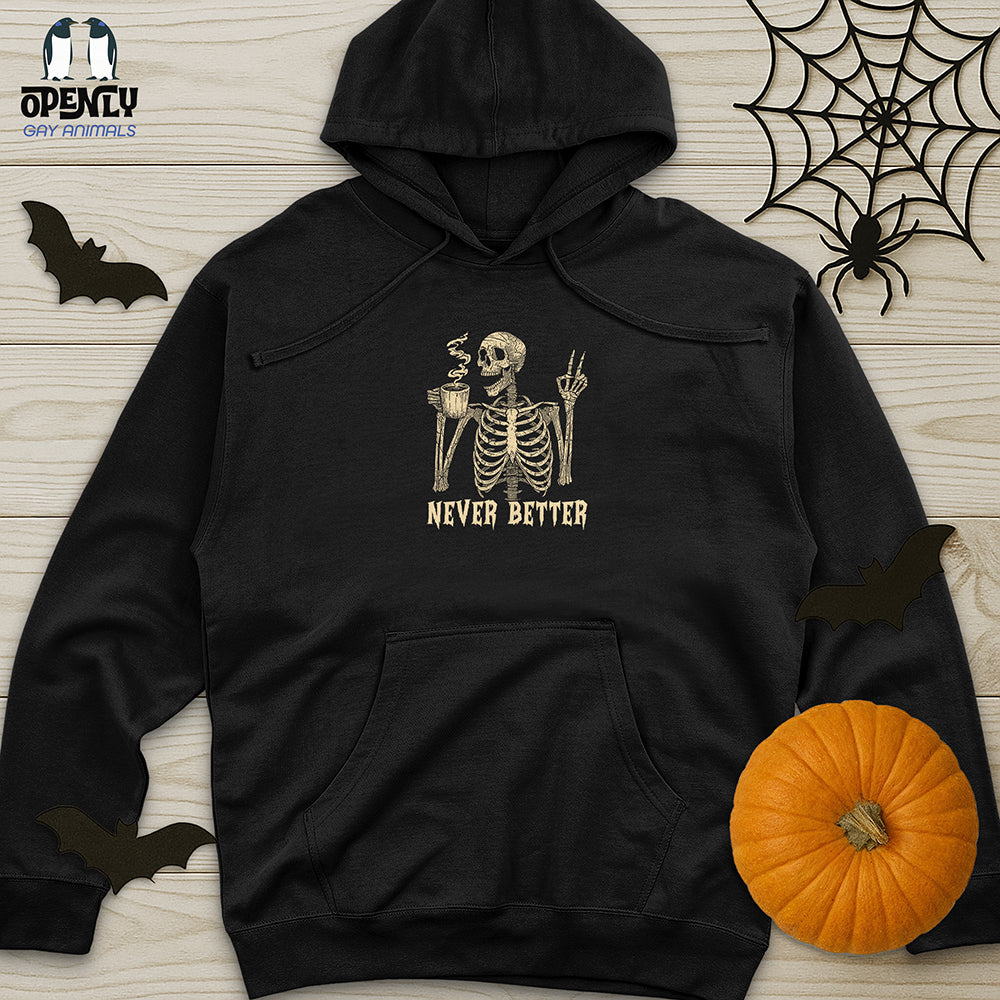 Never Better Unisex midweight hoodie