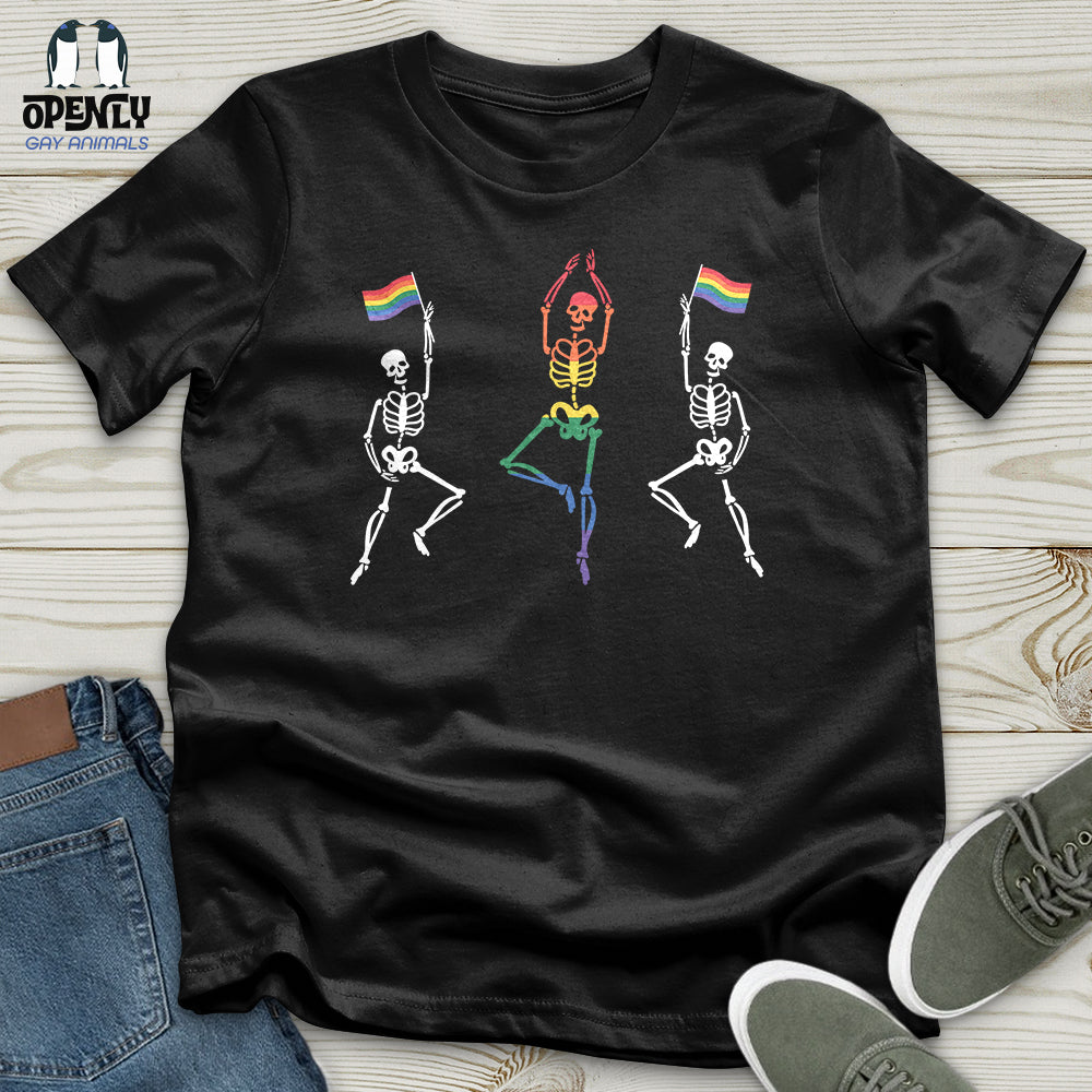 Dancing Skeletons Pride Unisex t-shirt