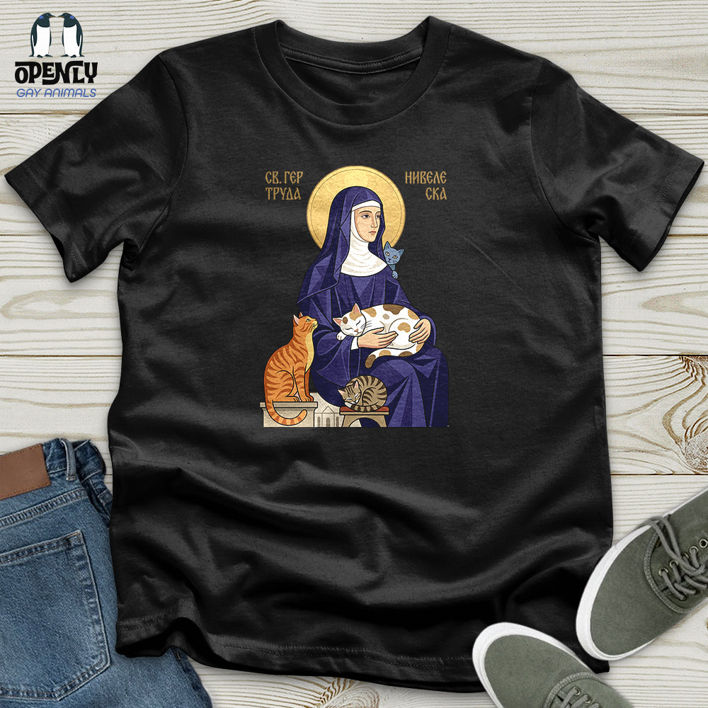 Saint Gertrude of Nivelles Unisex T-Shirt