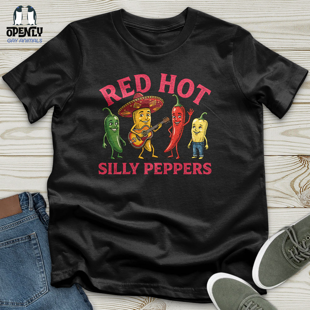 Red Hot Silly Peppers Unisex T-Shirt