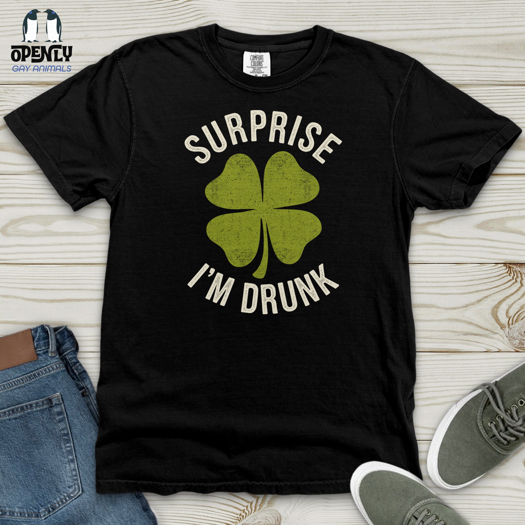 Surprise I'm Drunk  Heavy Cotton Comfort Colors Tee