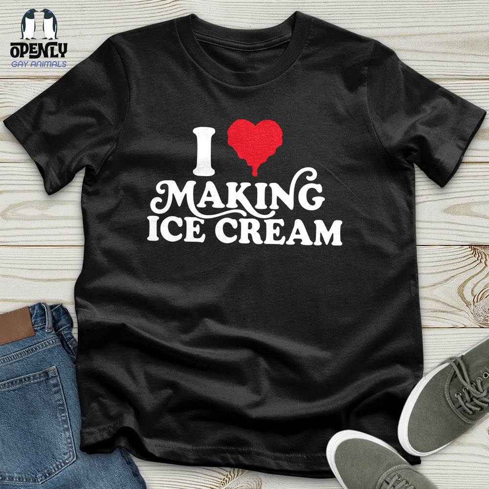 I Love Making ICE Cream Male Couple T-Shirt