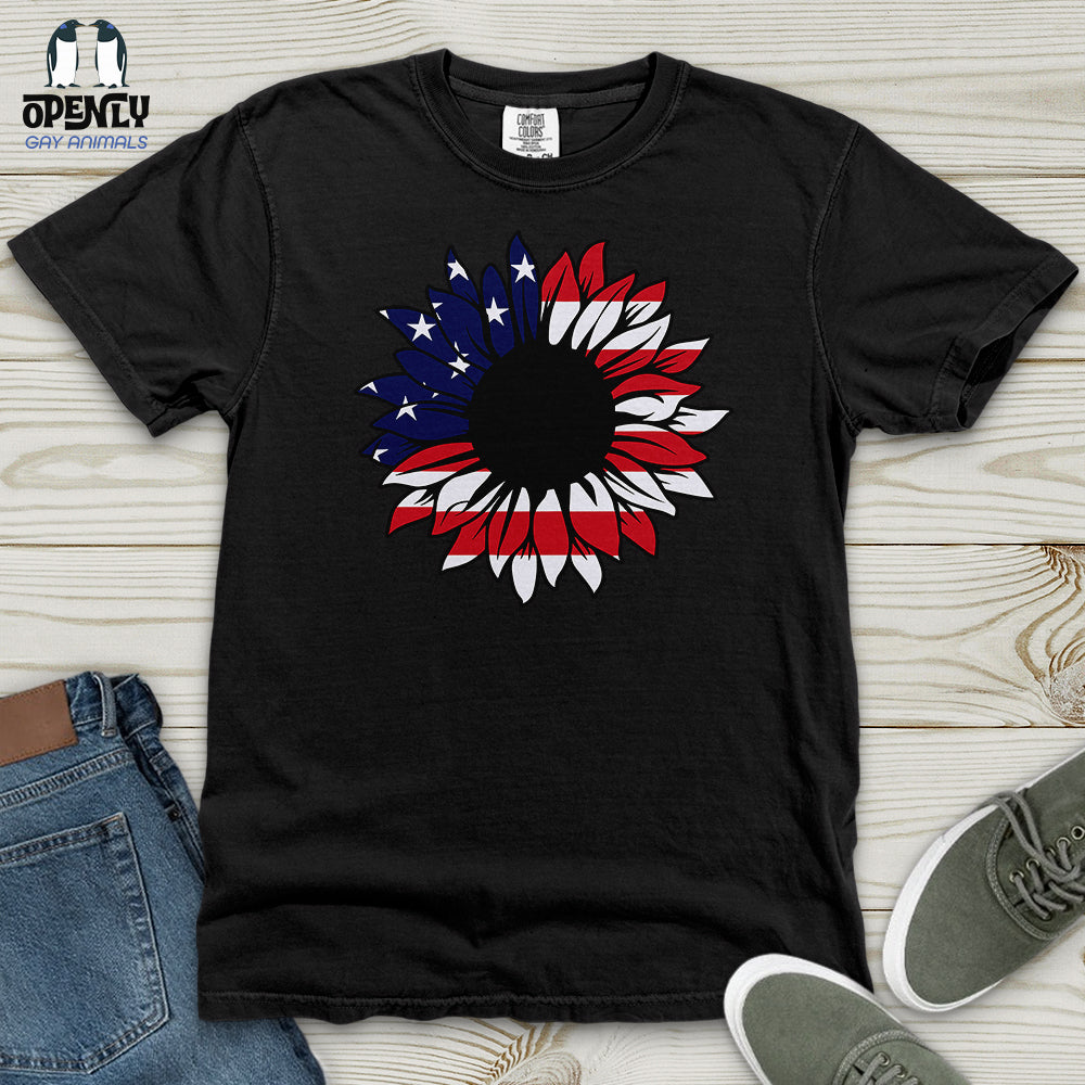 USA Sunflower Heavy Cotton Comfort Colors Tee