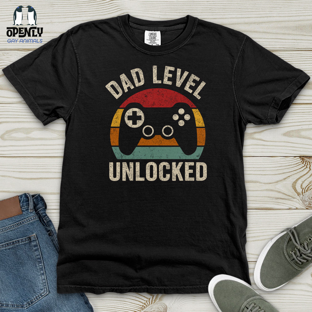 Dad Level Unlocked Heavy Cotton Comfort Colors Tee