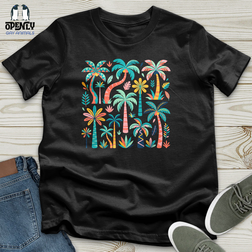 Colorful Palm Trees Unisex T-Shirt
