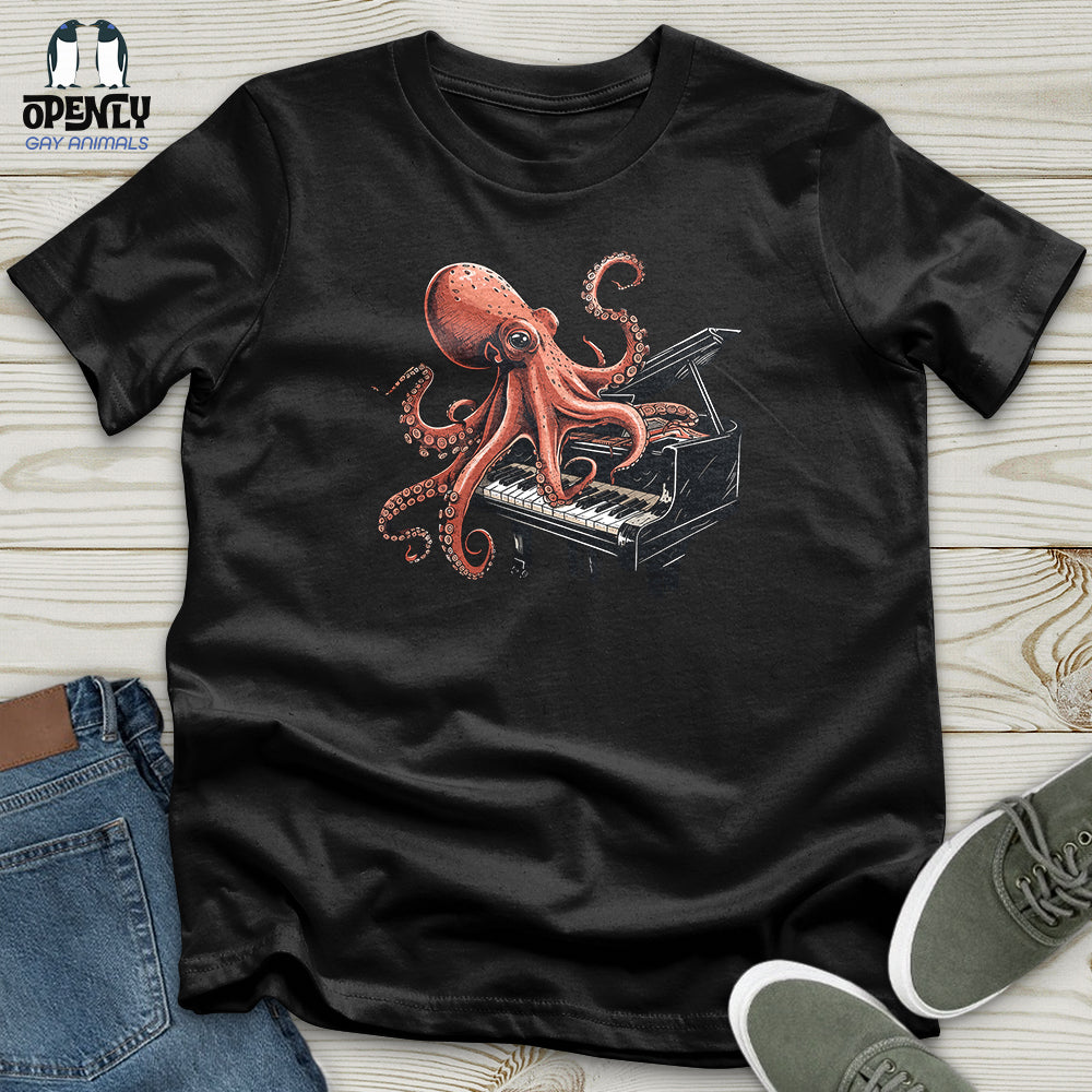 Octopus Piano Melody Softstyle Tee