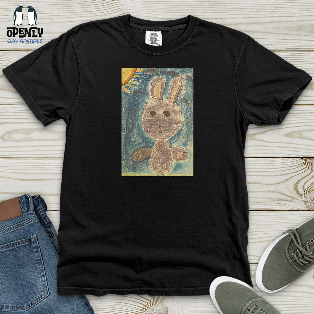 Glitch Bunny Faded Heavy Cotton Comfort Colors Tee