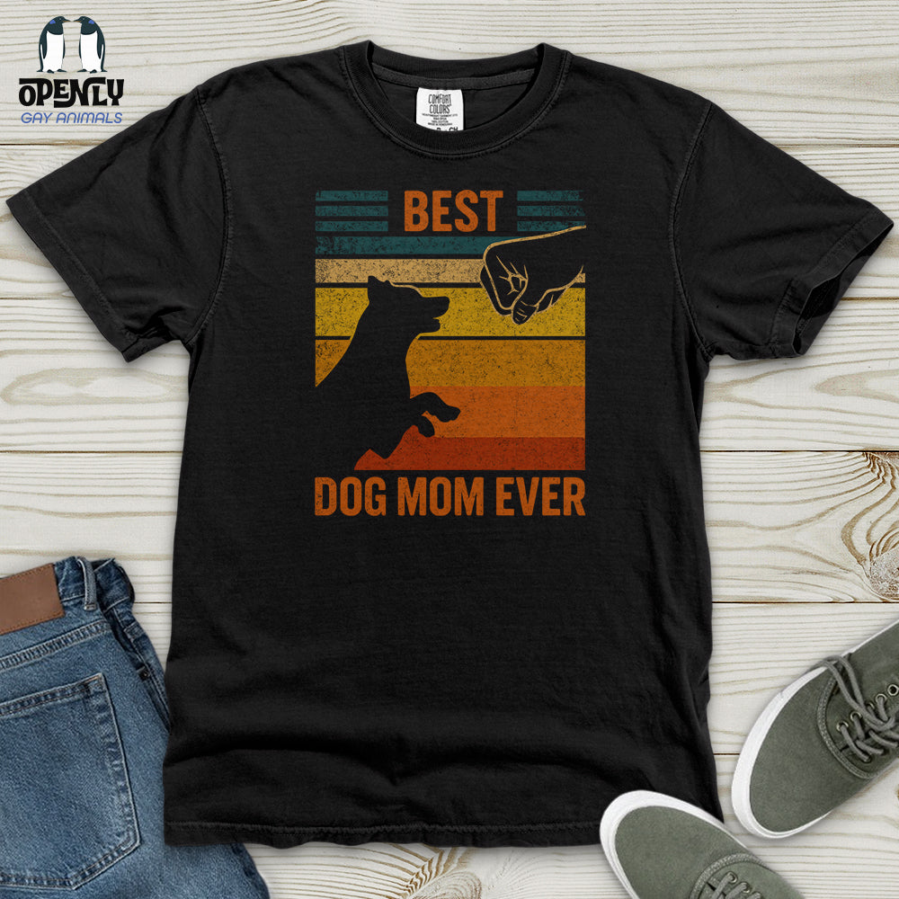 Best Dog Mom Ever Heavy Cotton Comfort Colors Tee