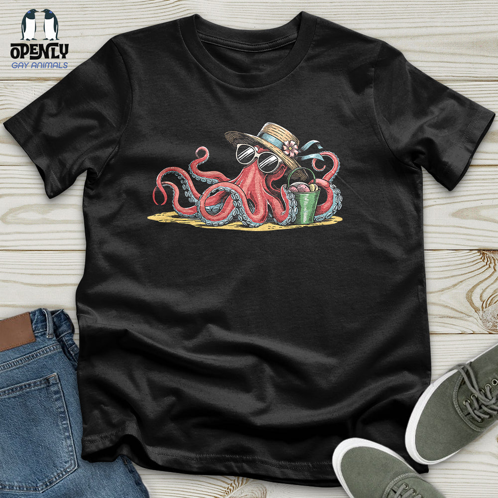 Beach Octopus Unisex T-Shirt