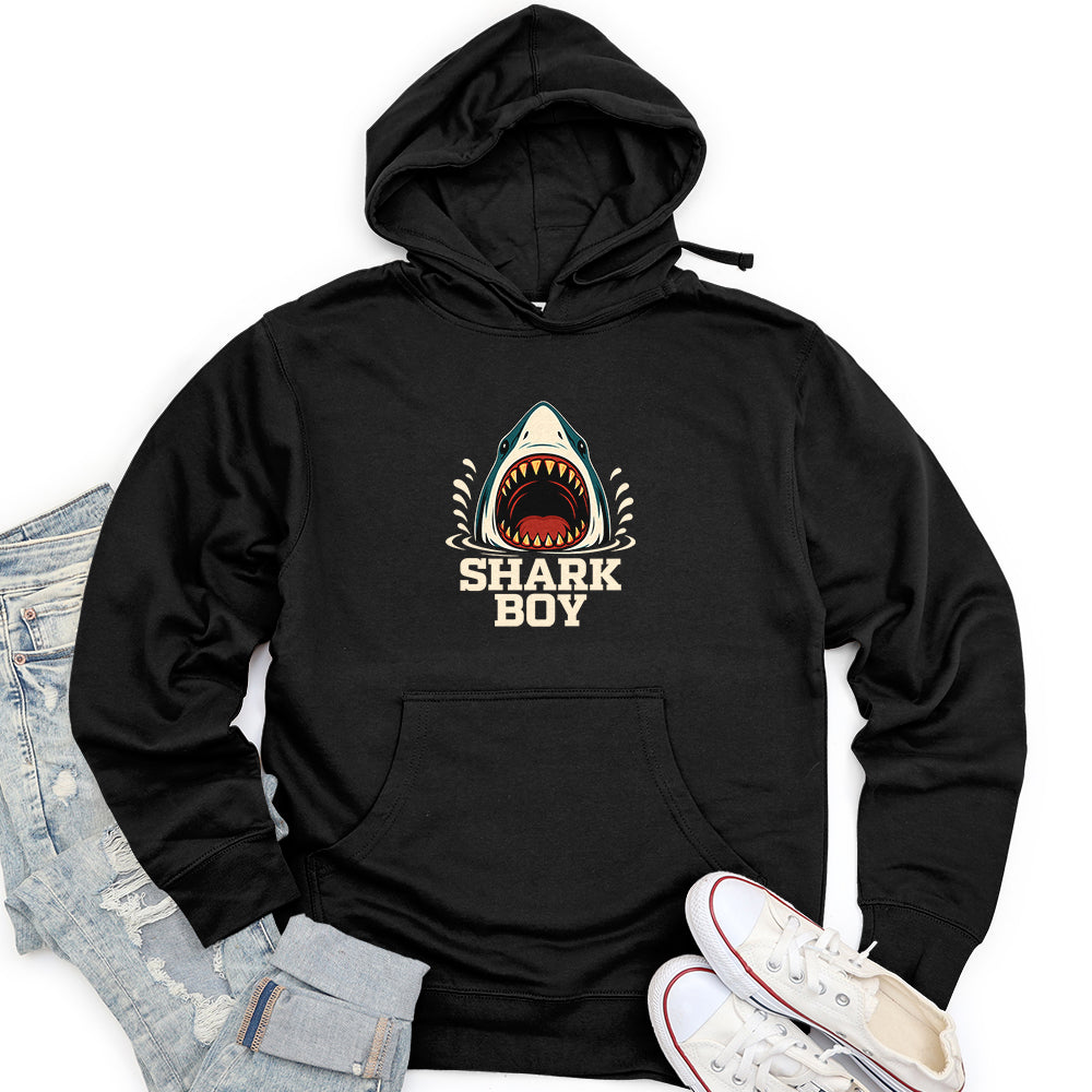 Shark Boy Unisex midweight hoodie