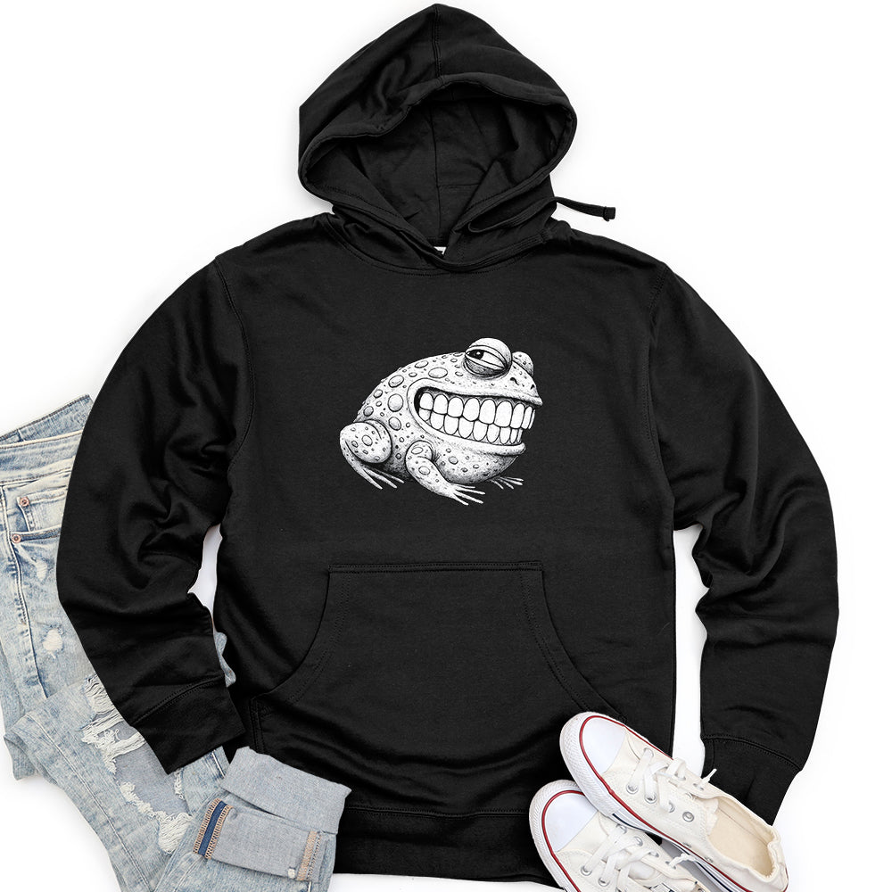 Creepy Frog Unisex midweight hoodie