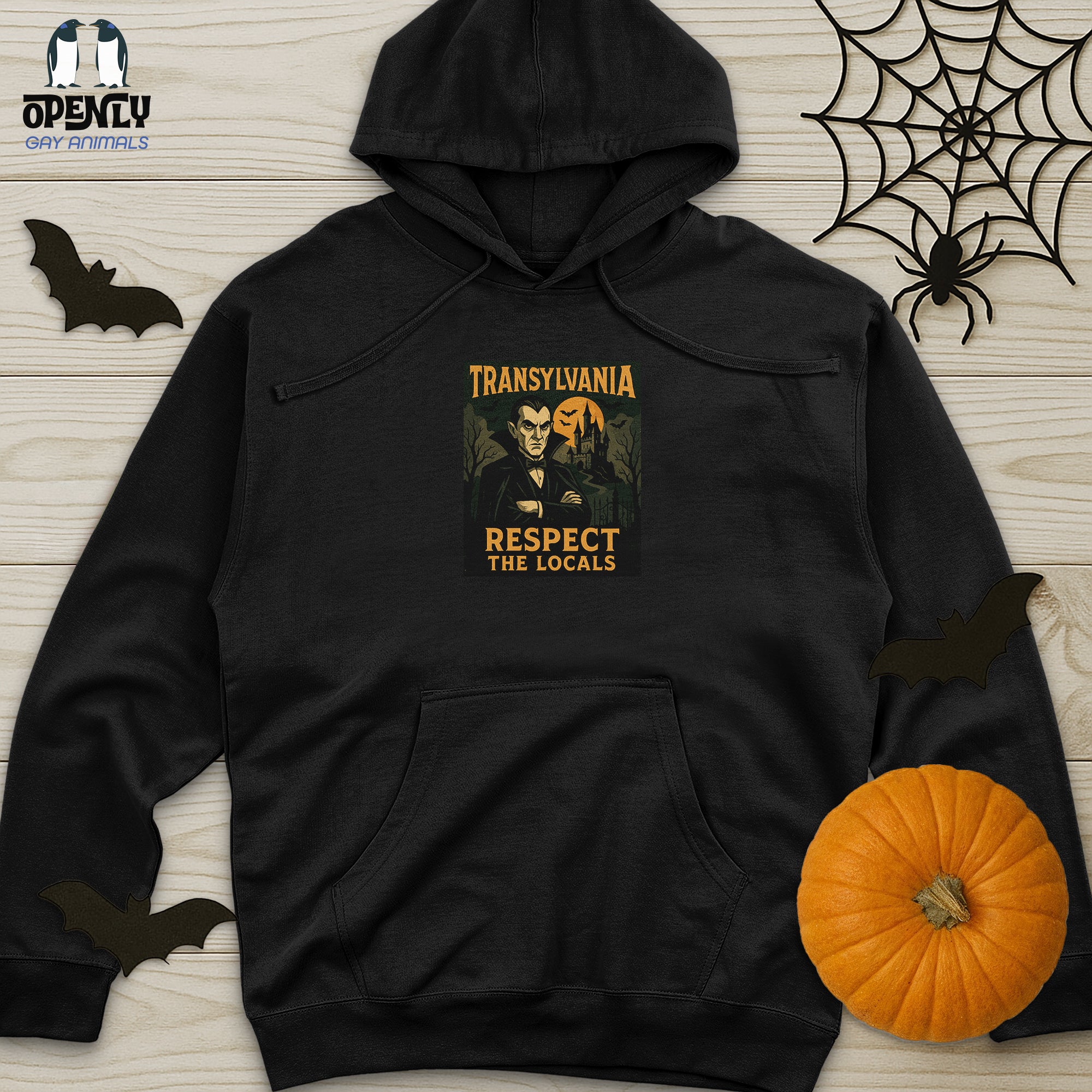 Transylvania Respect the Locals Unisex midweight hoodie