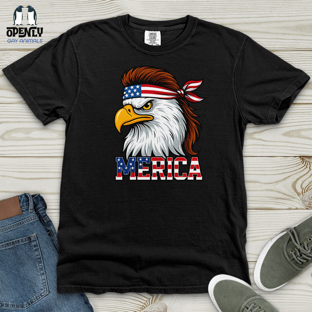 Merica Eagle Heavy Cotton Comfort Colors Tee